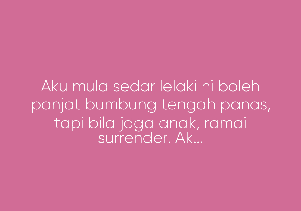 Semua Berpunca Dari Aku (Red Flag)