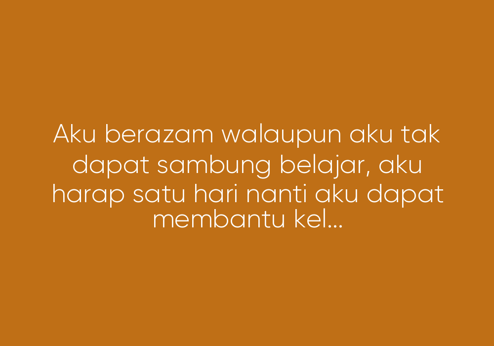 Kisah Hidup Aku