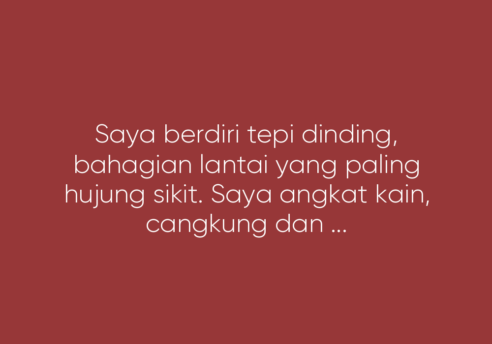 Terkesima Dengan Keadaan