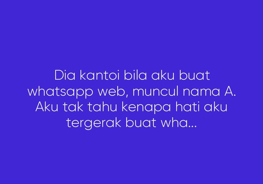 Ikhlaskah Aku Melupakan Apa Yang Jadi?