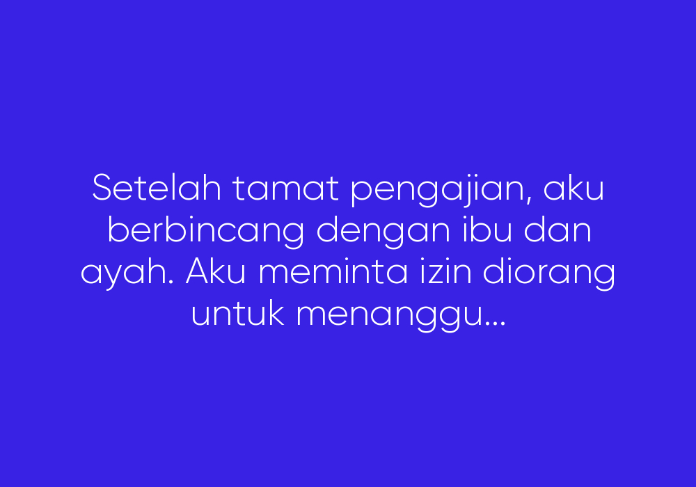 Sombongkah Aku?