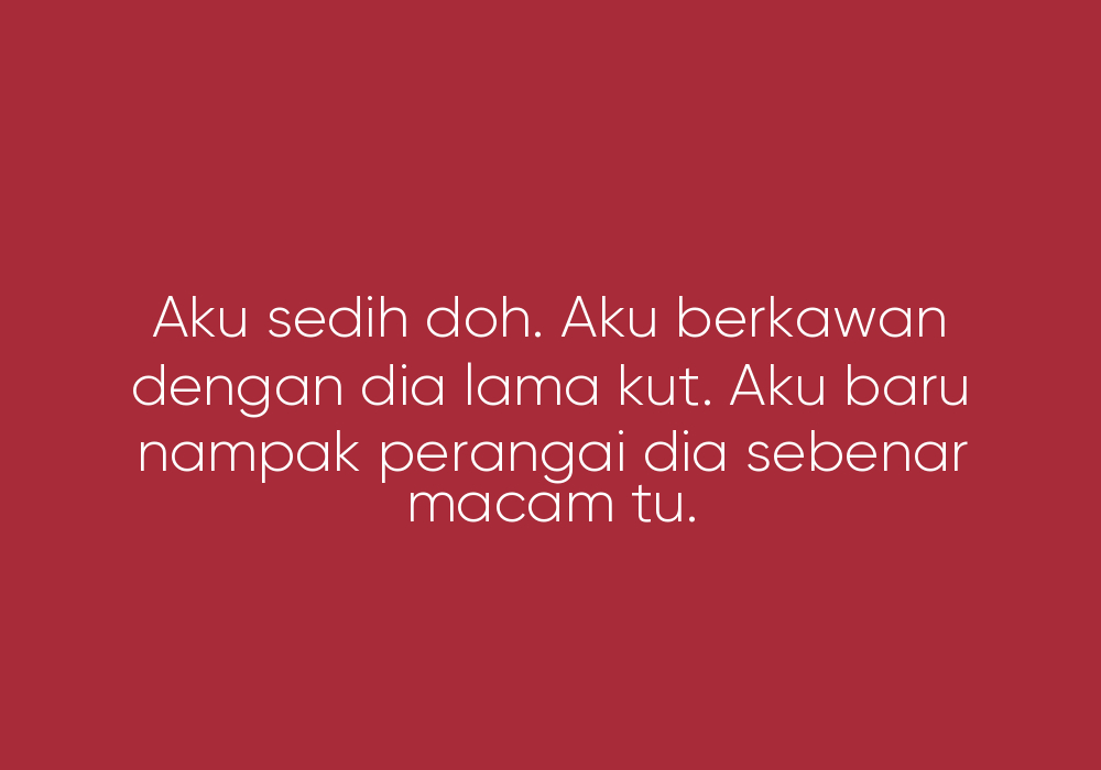 Terluka Oleh Sahabat Baik