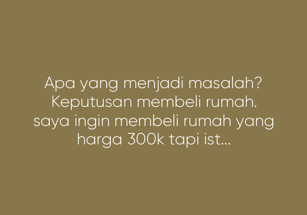 Bertahan Sebab Anak