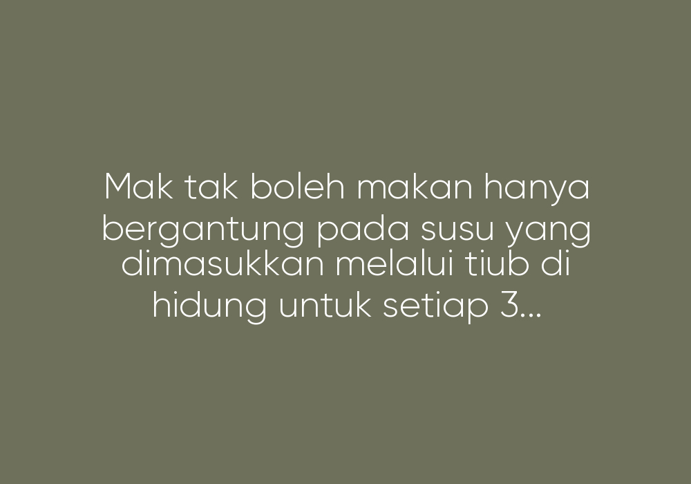 Anak Yang Dah Tak Dianggap