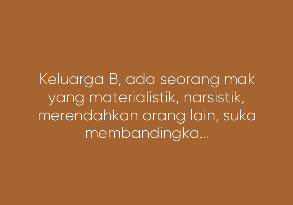 Mak Dan Anak Narsistik