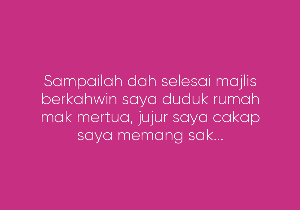 Bersama Tapi Merasa Sendiri Dalam Perkahwinan
