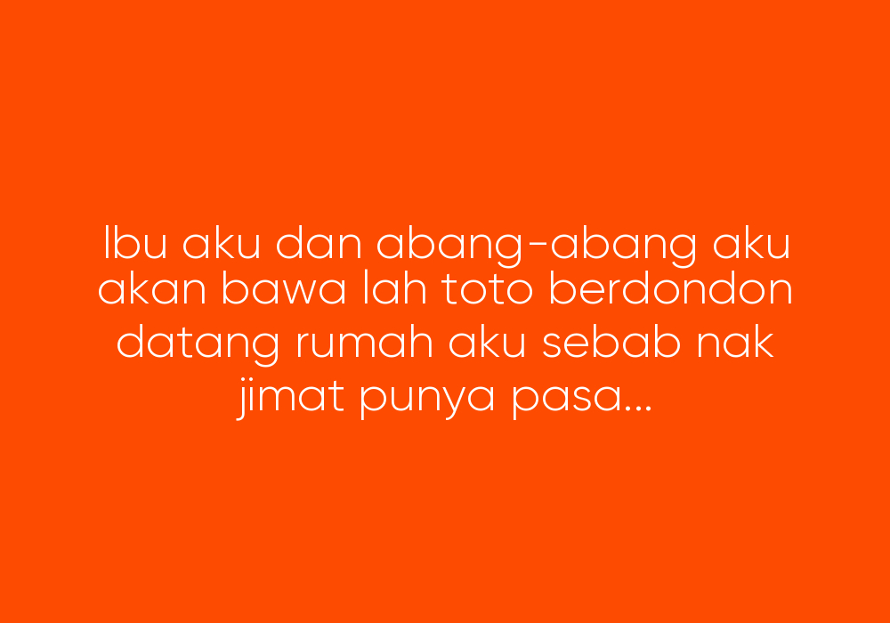 Masalah Ibu Dan Adik Beradik Tak Faham Bahasa