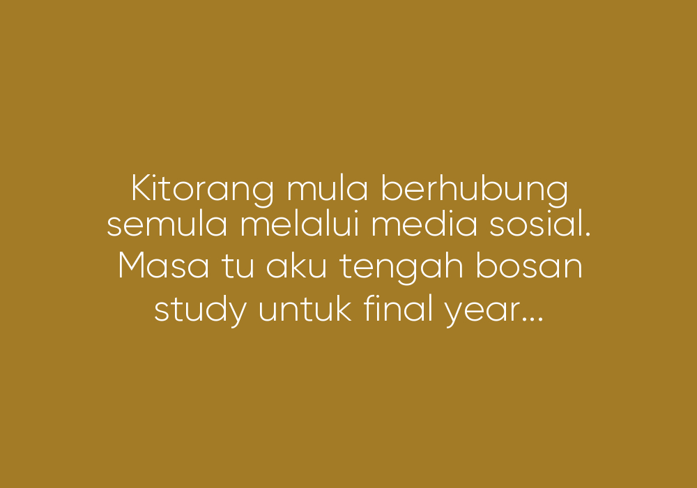 Rindu Tapi Bukan Untuk Kembali