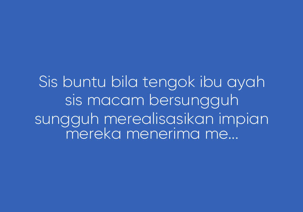 Pening Kepala Bila Mak Ayah Mula Request Kahwin