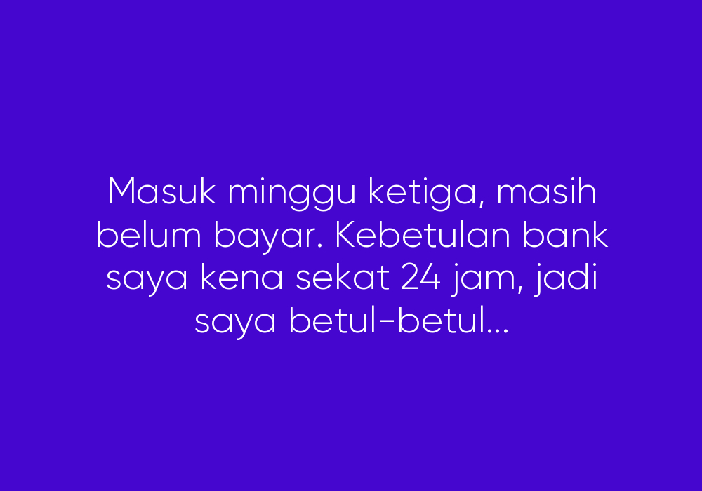 Salahkah Saya?