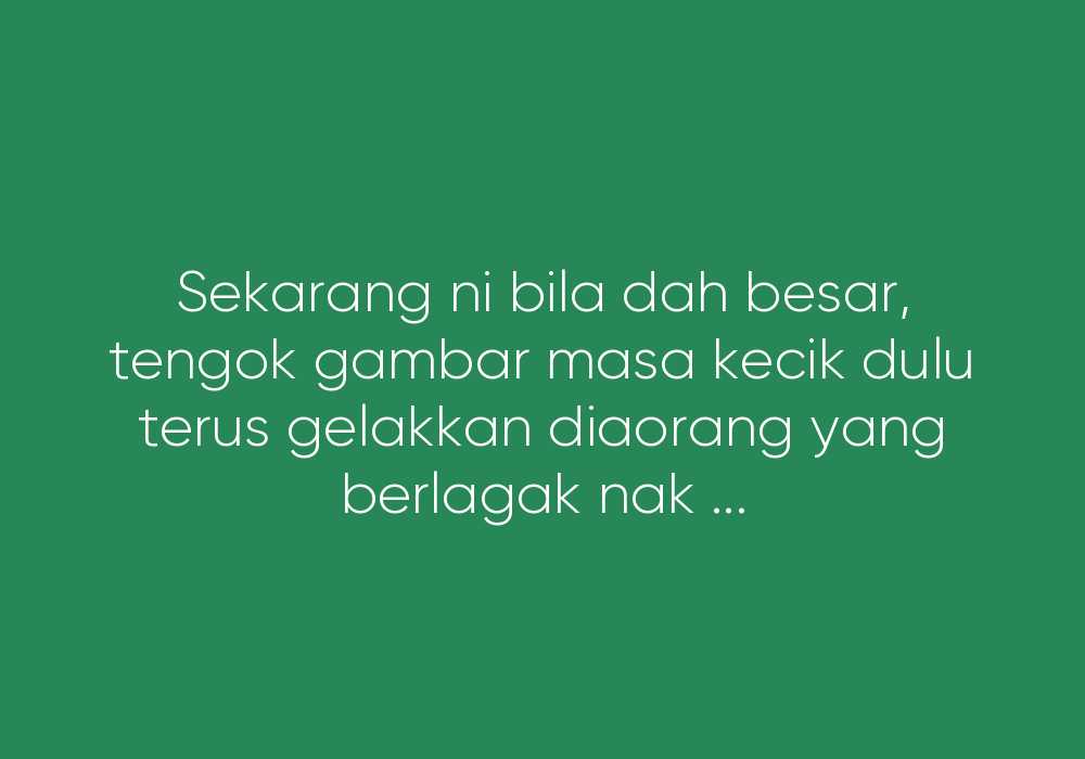 Nak Jadi Sang Lelaki