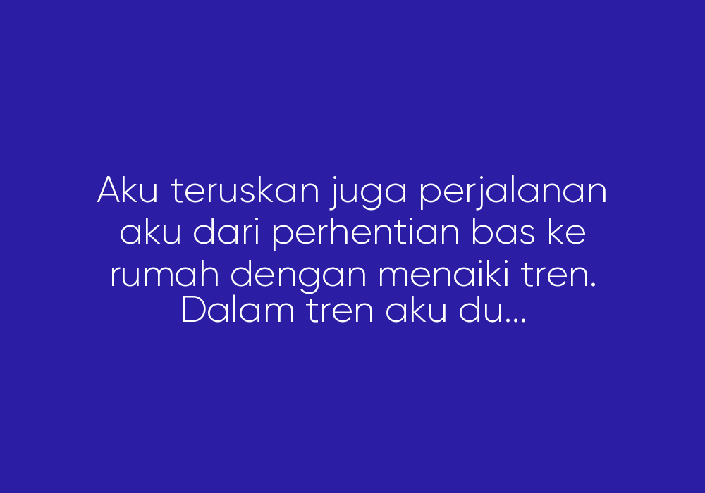 Berhati Hati Menaiki Public Transport