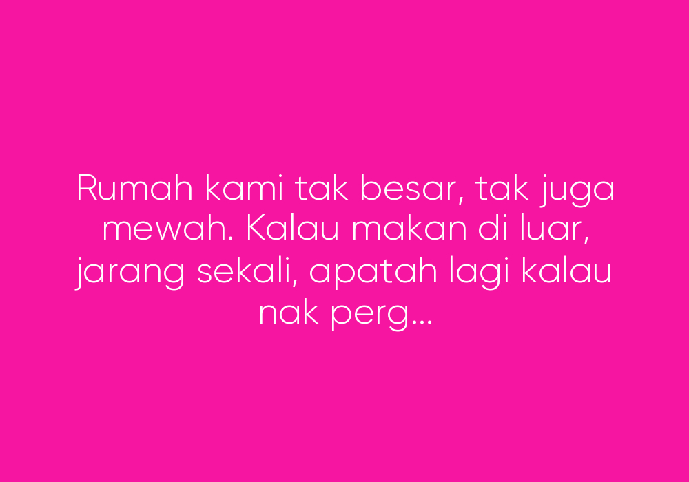 Life is too Short : Antara Kasih Sayang dan Keberkatan