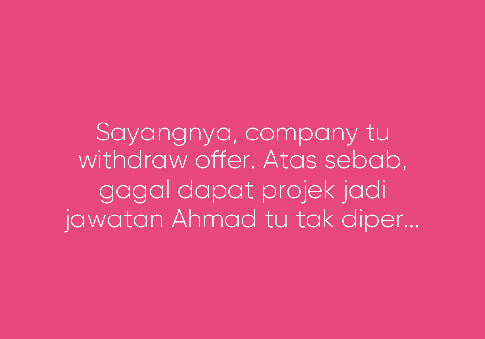 Bagi Nasihat Sikit II