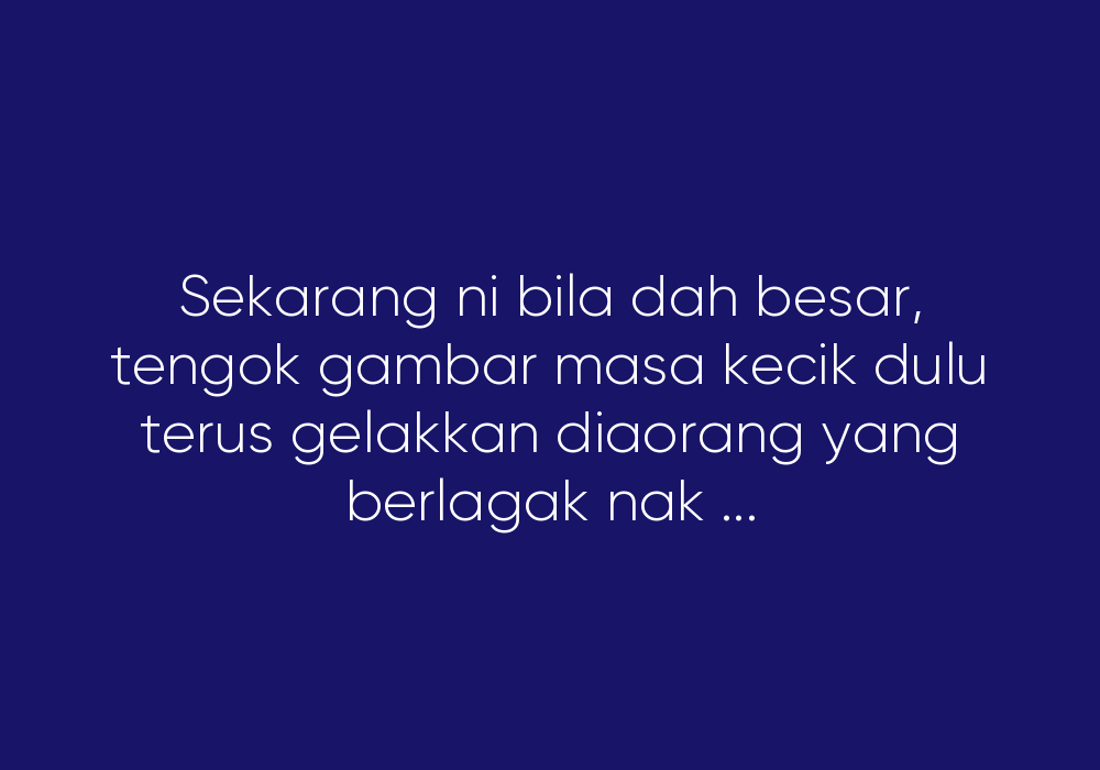 Nak Jadi Sang Lelaki