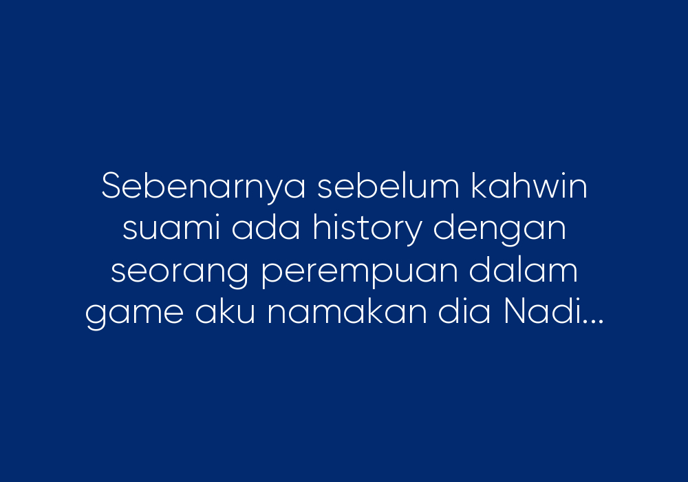 Aku Ni Isteri Yang Tak Difungsikan Sebagai Isteri