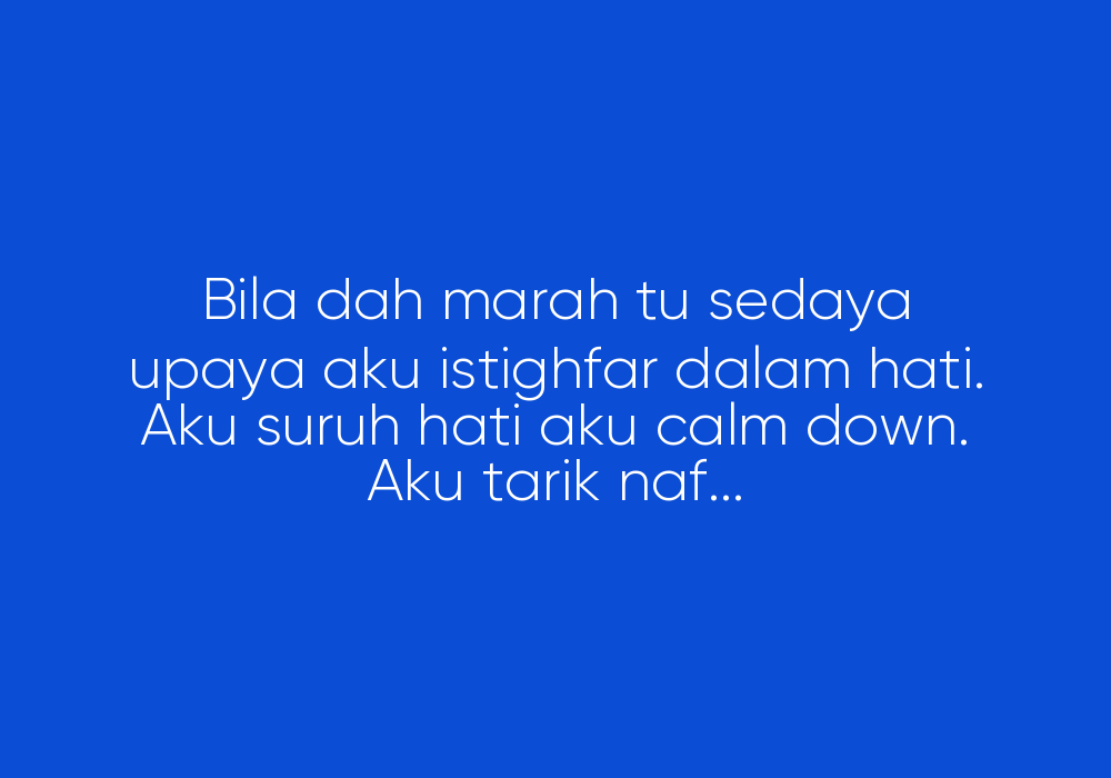 Cepat Marah