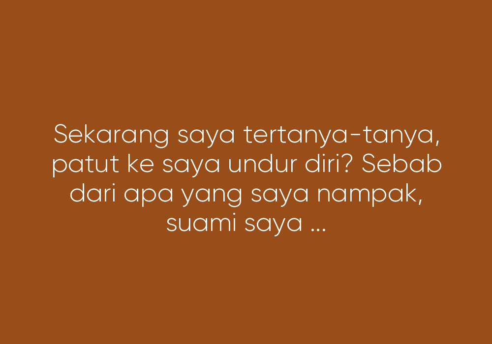 Suami Curang Dengan Crush Lama