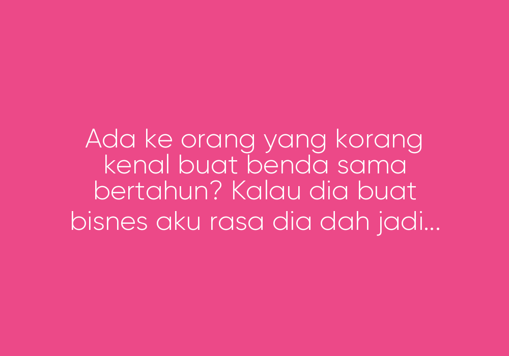 Terlalu Comfort Dengan Rutin