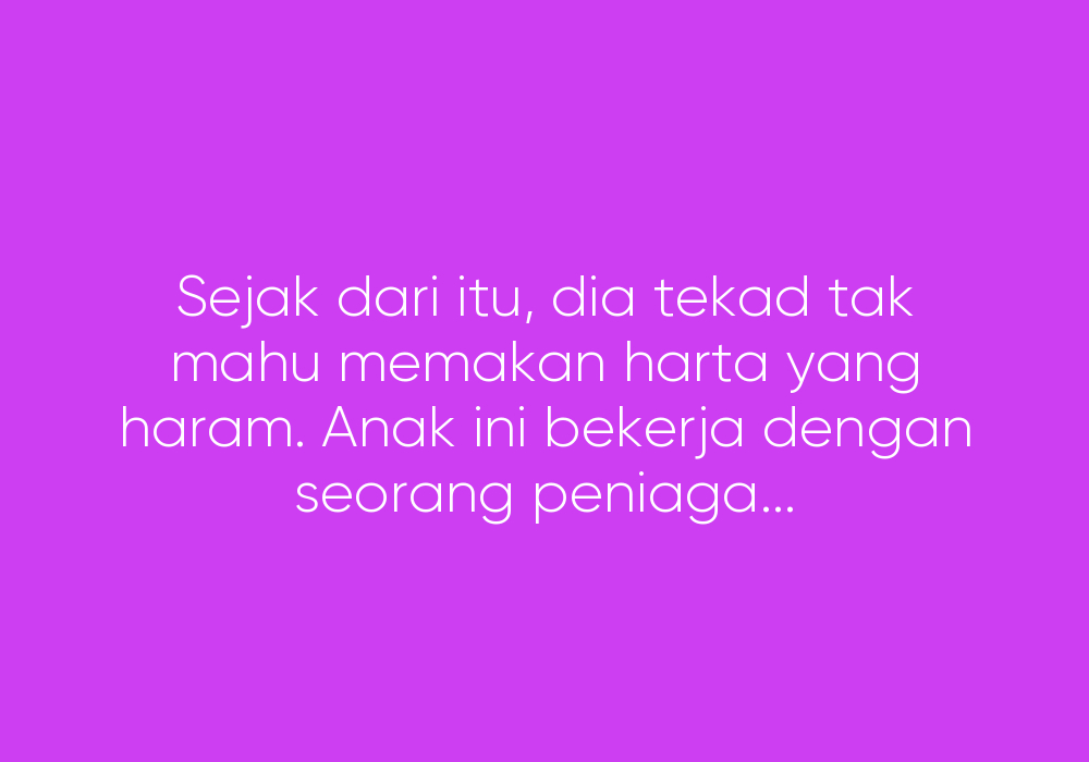 Kisah Susah Senang