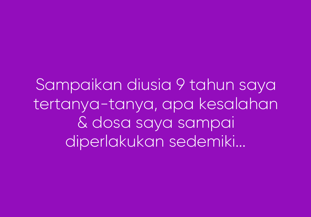 Remaja Itu Usia 'fragile'
