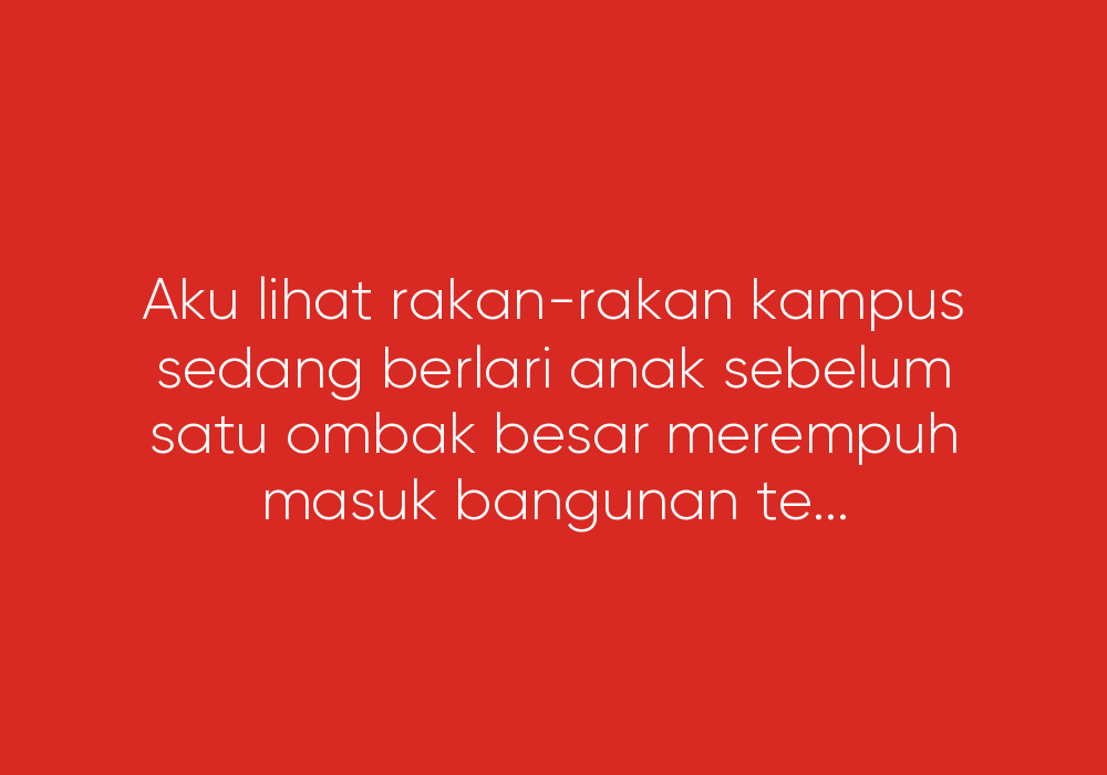 Kiamat Tu Dah Dekat