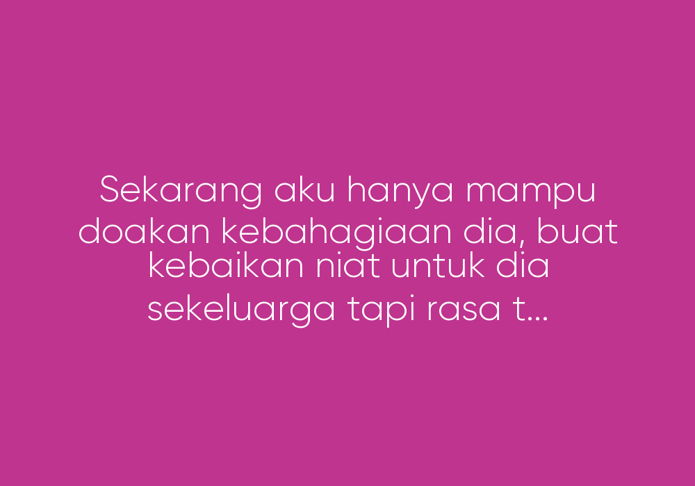 REPLY: Tak Minta Maaf Sebelum Meninggal