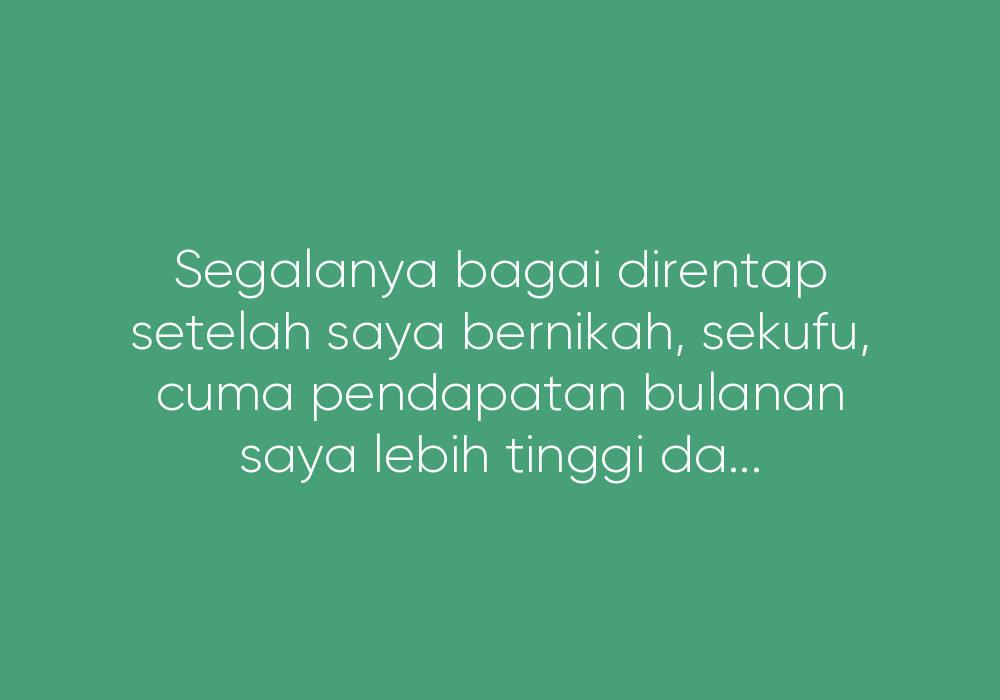 Menagih Kasih Jalan Ke Syurga