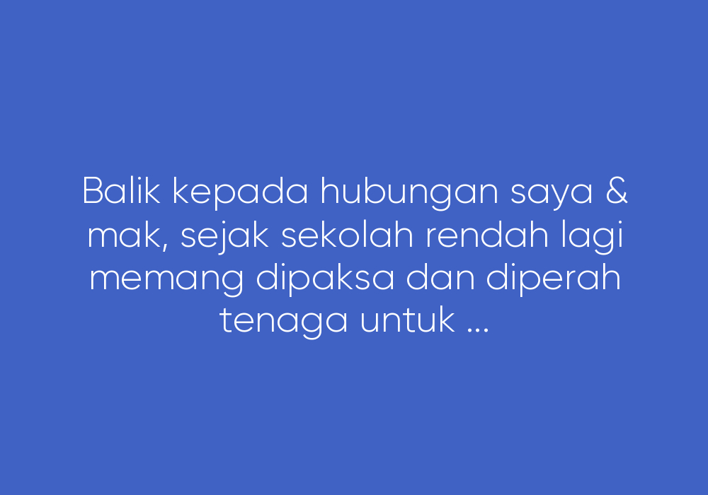 Love and Hate Relationships With My Mother