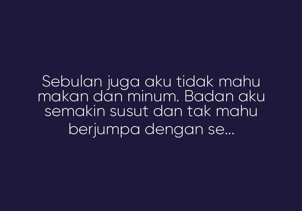 Pedih Hati Si Lelaki