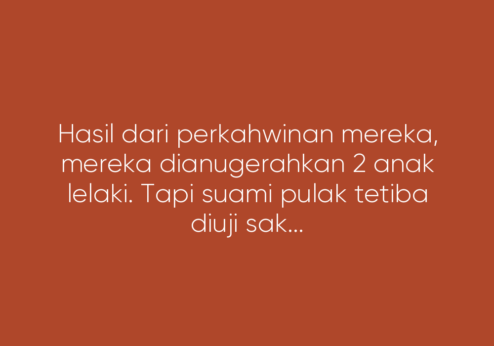Suami Baik Yang Dipersiakan