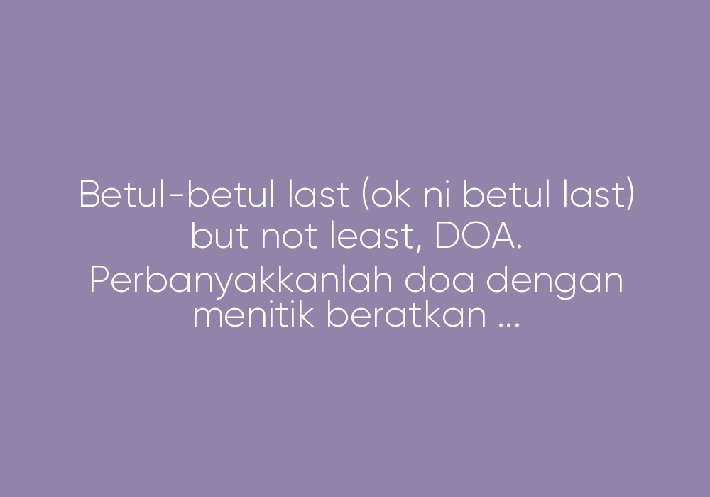 Mencari Reda Allah SWT