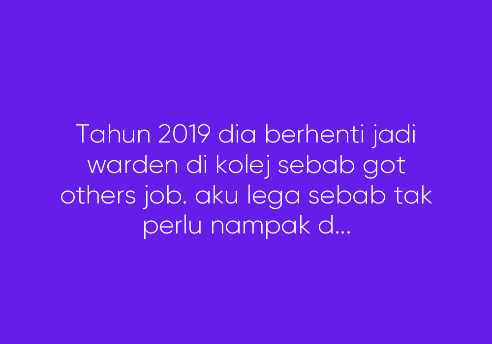 Aku Dah Berhenti Berharap