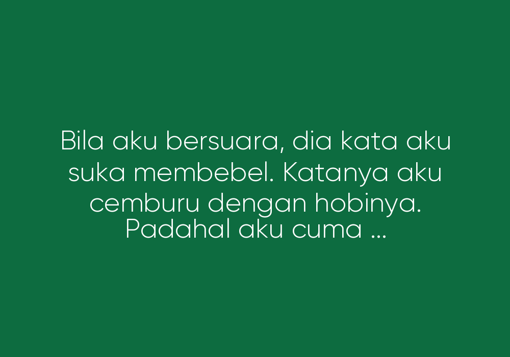 Suami Yang Tak Romantik