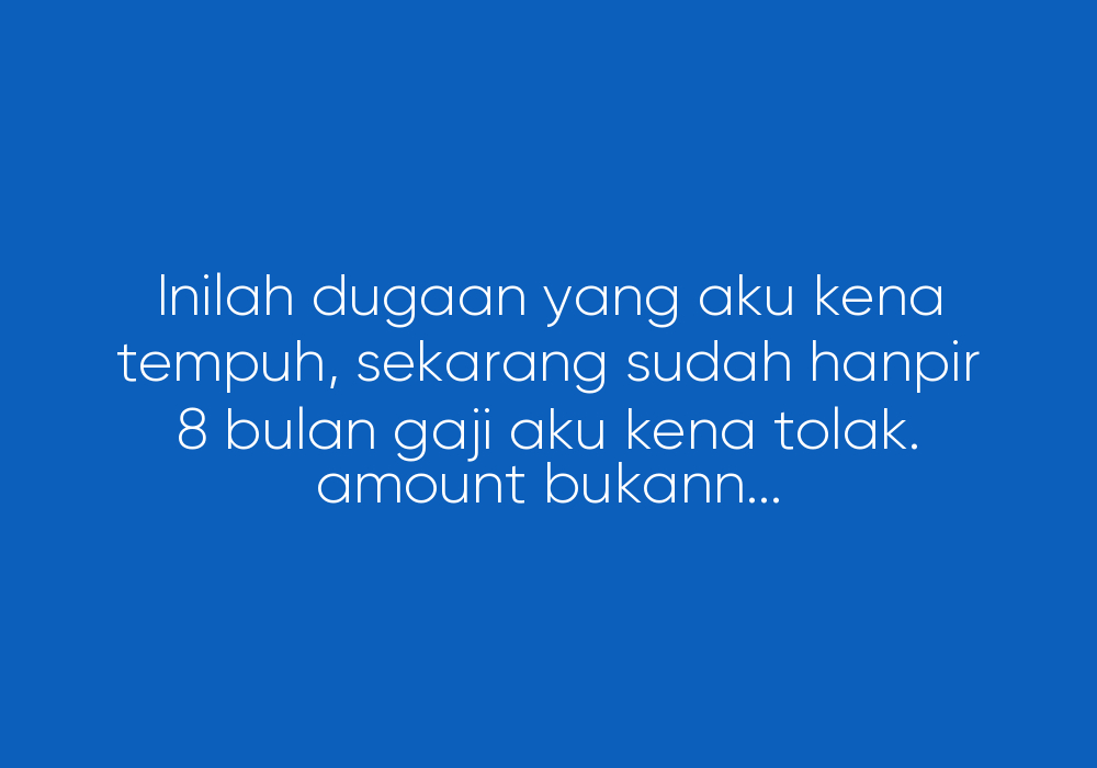 Orang Bandar Yang Miskin