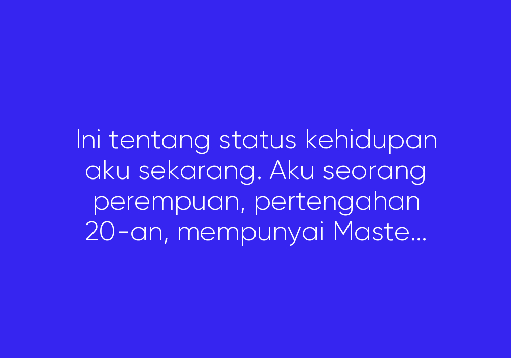 Aku Belum Bersedia