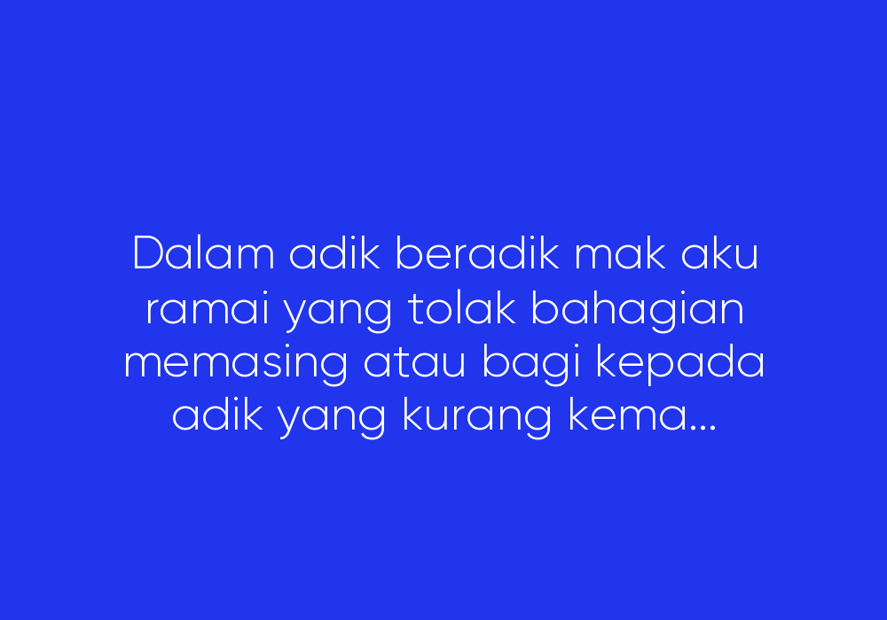 Pengalaman Faraid