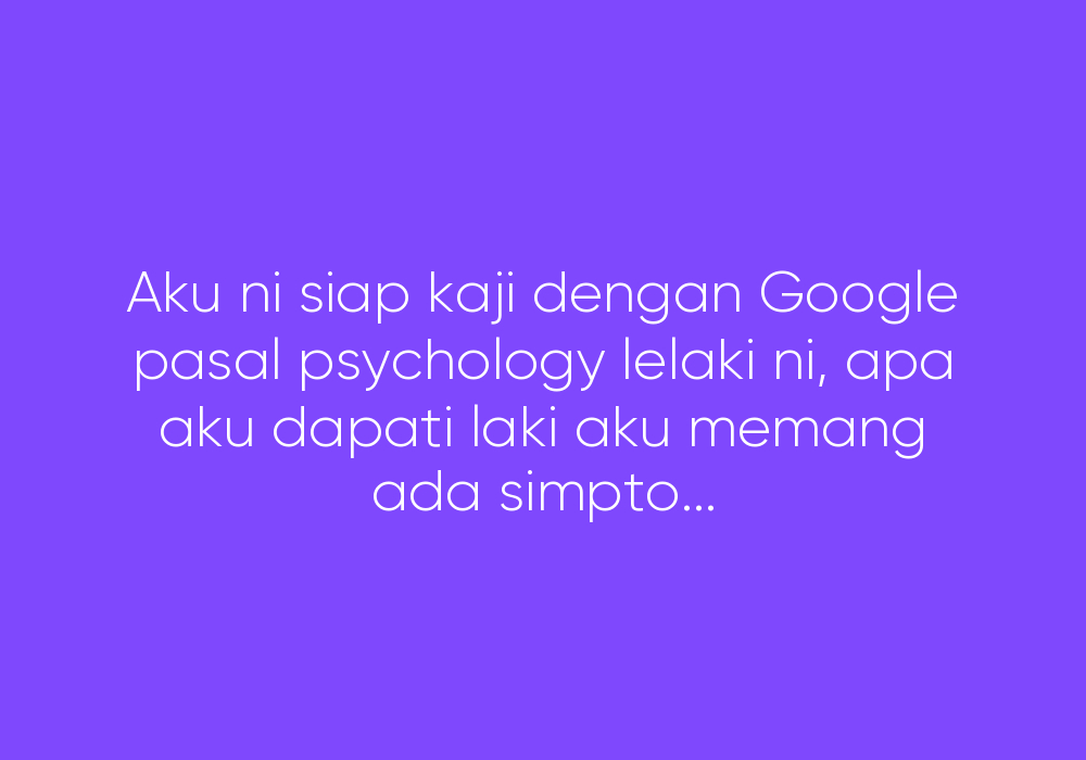 Pahit Betul Hidup Lepas Kahwin