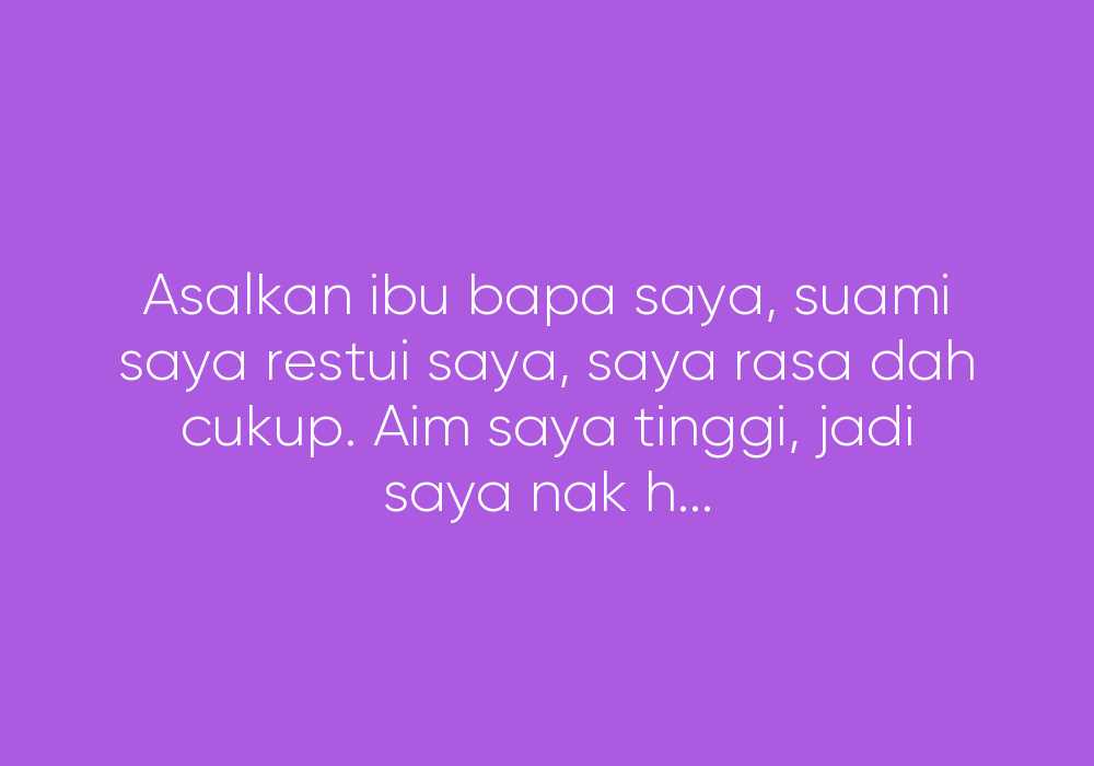 Dah Penat Jaga Hati Orang Lain