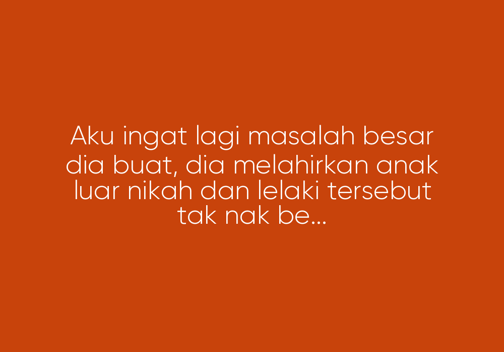 Keluarga Yang Bermasalah