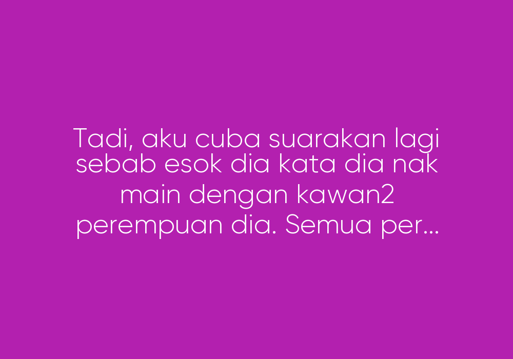 Kaki Sukan Atau Kaki Perempuan