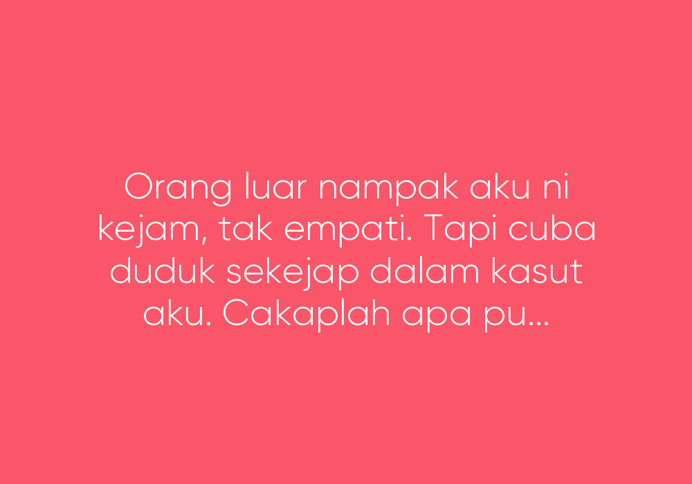 Maaf, Aku Dah Tak Boleh Halalkan