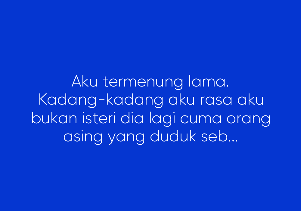 Antara Cinta Dan Melepaskan