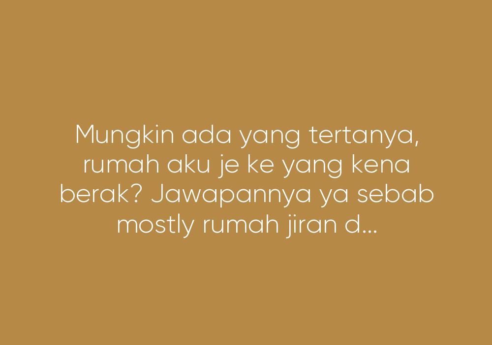 Hadapi Benda Yang Sama